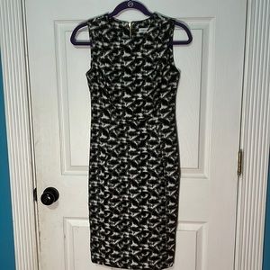Calvin Klein Black & White Dress Size 2